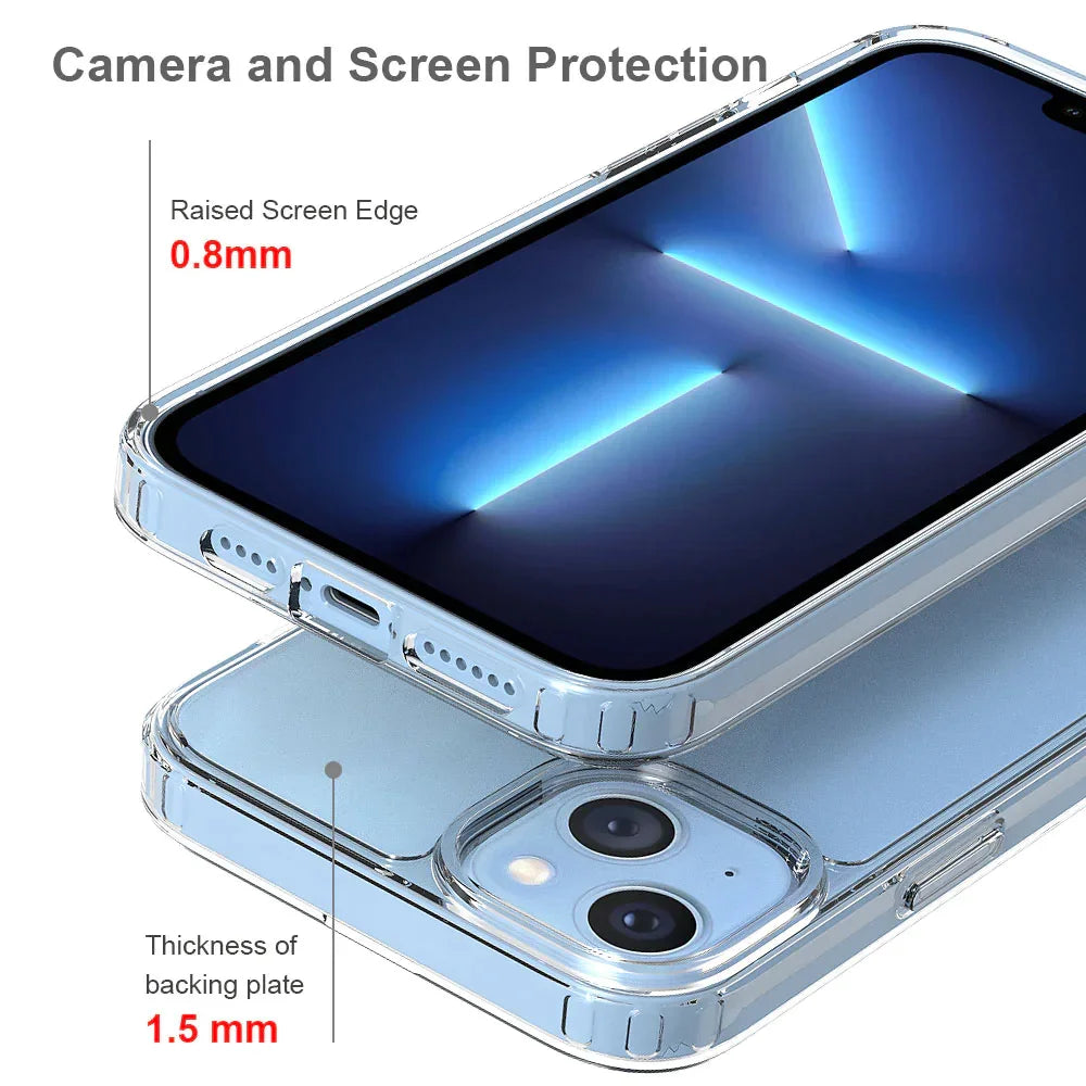 Armor-X AHN Shockproof Protective Case For iPhone 14 Plus - Clear - Tashqila Armor-X AHN Shockproof Protective Case For iPhone 14 Plus - Clear - Tashqila